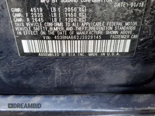 2018 Subaru Legacy with VIN 4S3BNAB62J3029145, listed as a Copart auction lot 40796663 with 0 mi miles. Bid and sale history available at carsss.com. Image 13.