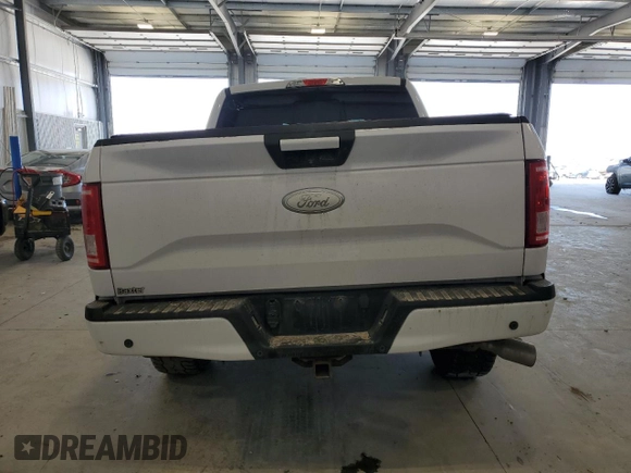 2017 Ford F-150 XL with VIN 1FTEW1EF5HKC24856, listed as a Copart auction lot 52581255 with 96,440 mi miles and Salvage Title. Bid and sale history available at carsss.com. Image 6.
