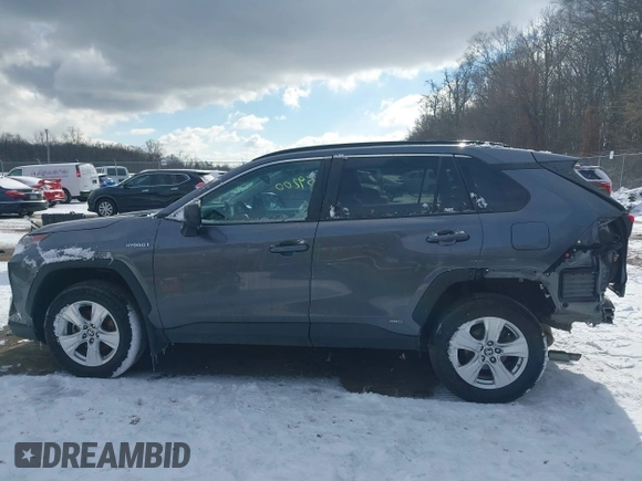 2021 Toyota RAV4 Hybrid LE with VIN 4T3LWRFV1MU025476, listed as a IAAI auction lot 41359200 with 70,468 mi miles and . Bid and sale history available at DreamBid. Image 14.