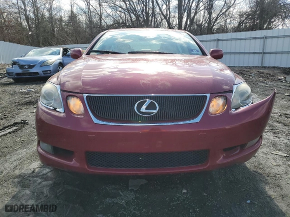 2006 Lexus GS 300 with VIN JTHCH96S060016337, listed as a Copart auction lot 42965415 with 135,563 mi miles and Salvage Title. Bid and sale history available at carsss.com. Image 5.