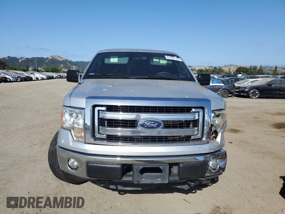 2014 Ford F-150 XL with VIN 1FTFW1EF5EKE57295, listed as a Copart auction lot 61687195 with 123,852 mi miles and Salvage title. Bid and sale history available at DreamBid. Image 5.