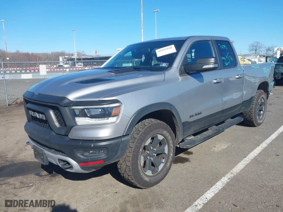 2019 Ram 1500 Rebel with VIN 1C6SRFET2KN671753, listed as a IAAI auction lot 41889166 with 72,883 mi miles. Bid and sale history available at carsss.com. Image 2.
