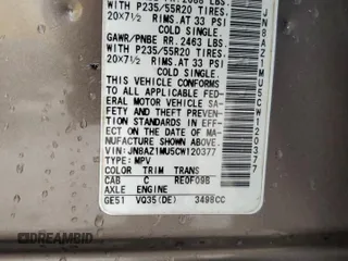 2012 Nissan Murano S with VIN JN8AZ1MU5CW120377, listed as a Copart auction lot 64497414 with 138,984 mi miles and Clean Title. Bid and sale history available at carsss.com. Image 12.