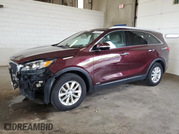 2017 Kia Sorento LX z VIN 5XYPGDA37HG289670, wystawiony jako Copart lot #61502485 z przebiegiem 87 309 mil mil oraz Szkoda całkowita • Salvage title. Historia ofert i sprzedaży dostępna na DreamBid. Obrazek 1.