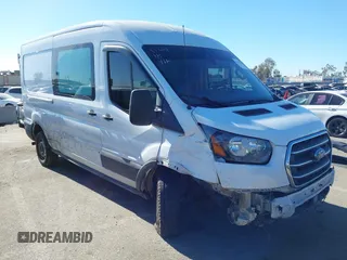 2020 Ford Transit Cargo with VIN 1FTBR1C89LKA62365, listed as a IAAI auction lot 41321815 with 149,157 mi miles. Bid and sale history available at carsss.com. Image 1.