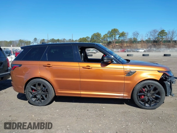 2019 Land Rover Range Rover Sport SVR with VIN SALWZ2SE2KA826052, listed as a IAAI auction lot 41737187 with 41,241 mi miles and . Bid and sale history available at DreamBid. Image 14.