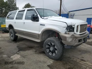 2003 Ford Excursion Eddie Bauer z VIN 1FMNU45S03EB44047, wystawiony jako Copart lot #47495395 z przebiegiem 178 415 mil mil oraz Szkoda całkowita • Salvage title. Historia ofert i sprzedaży dostępna na DreamBid. Obrazek 4.