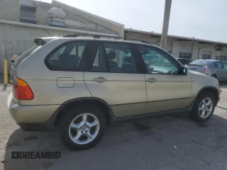 2002 BMW X5 3.0i with VIN 5UXFA53572LP51267, listed as a Copart auction lot 48763795 with 154,199 mi miles and Non Repairable. Bid and sale history available at carsss.com. Image 3.