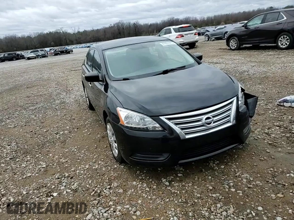 2015 Nissan Sentra SV with VIN 3N1AB7APXFL643408, listed as a Copart auction lot 47801415 with 154,392 mi miles and Salvage Title. Bid and sale history available at carsss.com. Image 11.