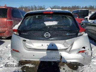 2020 Nissan LEAF SV Plus with VIN 1N4BZ1CP0LC309828, listed as a Copart auction lot 89184875 with Not Provided miles and Salvage Title. Bid and sale history available at DreamBid. Image 6.