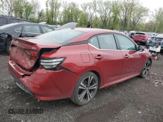2021 Nissan Sentra SR with VIN 3N1AB8DV2MY211962, listed as a Copart auction lot 55262985 with 38,957 mi miles and Salvage Title. Bid and sale history available at DreamBid. Image 3.