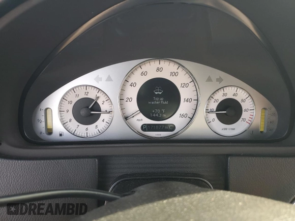 2007 Mercedes-Benz CLK 350 with VIN WDBTJ56H37F212272, listed as a Copart auction lot 79571694 with 171,877 mi miles and Salvage Title. Bid and sale history available at DreamBid. Image 9.