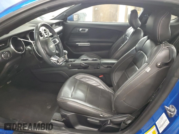 2021 Ford Mustang EcoBoost with VIN 1FA6P8TH5M5117612, listed as a Copart auction lot 45970355 with 42,379 mi miles and Salvage title. Bid and sale history available at DreamBid. Image 7.