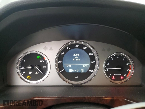 2011 Mercedes-Benz GLK GLK 350 with VIN WDCGG8HB1BF579069, listed as a Copart auction lot 49602795 with 87,306 mi miles and Salvage Title. Bid and sale history available at carsss.com. Image 9.