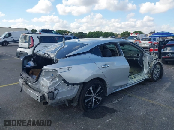 2021 Nissan Maxima SV with VIN 1N4AA6CV3MC506170, listed as a IAAI auction lot 41513574 with Not Provided miles and . Bid and sale history available at DreamBid. Image 4.