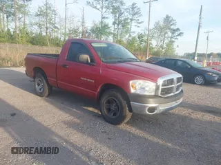 2007 Dodge 1500 ST with VIN 1D7HA16K57J521482, listed as a IAAI auction lot 41906900 with 165,789 mi miles. Bid and sale history available at carsss.com. Image 1.