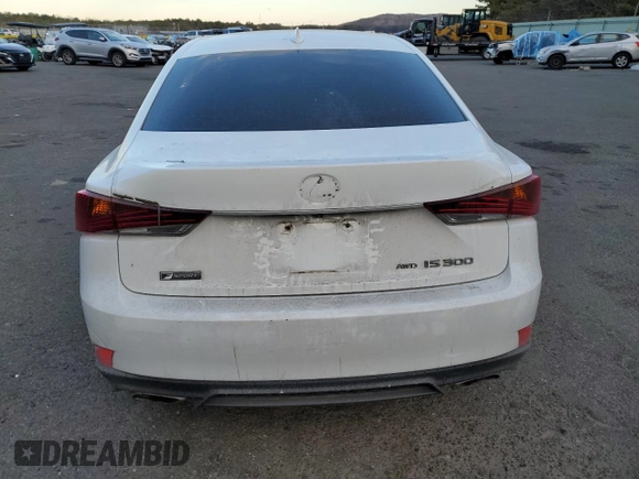 2017 Lexus IS 300 with VIN JTHCM1D28H5015104, listed as a Copart auction lot 88602505 with Not provided miles and Non repairable. Bid and sale history available at DreamBid. Image 6.