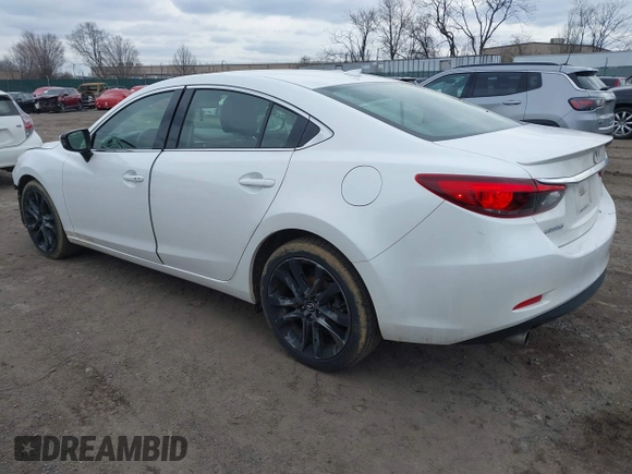 2016 Mazda 6 i Grand Touring with VIN JM1GJ1W54G1485851, listed as a IAAI auction lot 41629410 with 91,327 mi miles. Bid and sale history available at carsss.com. Image 3.