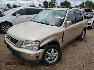 2000 Honda CR-V SE with VIN JHLRD1876YC037697, listed as a Copart auction lot 66611404 with 182,795 mi miles and Salvage Title. Bid and sale history available at carsss.com. Image 1.