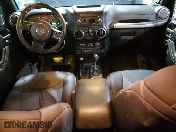 2018 Jeep Wrangler JK Unlimited Sport S with VIN 1C4BJWDG3JL854707, listed as a Copart auction lot 42000105 with 92,903 mi miles and Salvage Title. Bid and sale history available at carsss.com. Image 8.