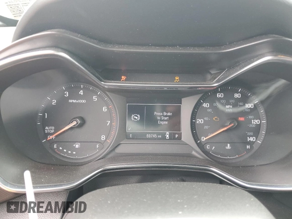 2021 Chevrolet TrailBlazer ACTIV with VIN KL79MVSL0MB077362, listed as a Copart auction lot 51917294 with 69,745 mi miles and Salvage Title. Bid and sale history available at DreamBid. Image 9.