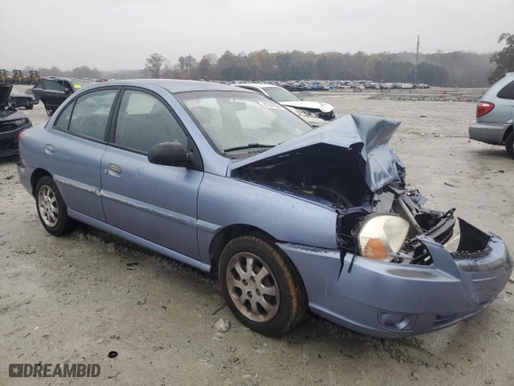 2004 Kia Rio with VIN KNADC125746330659, listed as a Copart auction lot 81547904 with 67,787 mi miles and Clean Title. Bid and sale history available at carsss.com. Image 4.