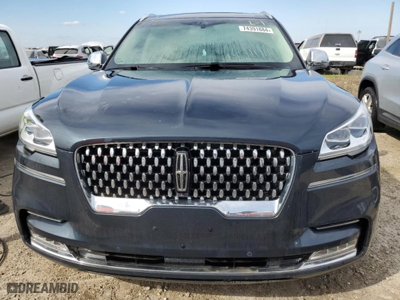 2021 Lincoln Aviator Black Label with VIN 5LM5J9XC6MGL00722, listed as a Copart auction lot 74391884 with 20,744 mi miles and Non Repairable. Bid and sale history available at carsss.com. Image 5.