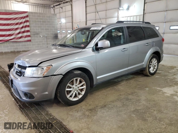 2015 Dodge Journey SXT with VIN 3C4PDCBB9FT694895, listed as a Copart auction lot 87417834 with 129,946 mi miles and Salvage Title. Bid and sale history available at carsss.com. Image 1.