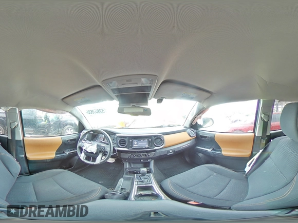 2017 Toyota Tacoma SR5 with VIN 5TFAZ5CN2HX030781, listed as a Copart auction lot 53957535 with 105,606 mi miles and Salvage Title. Bid and sale history available at DreamBid. Image 14.