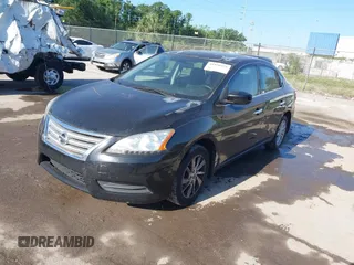 2015 Nissan Sentra SV with VIN 3N1AB7AP2FY290827, listed as a IAAI auction lot 41950334 with 162,224 mi miles. Bid and sale history available at carsss.com. Image 2.
