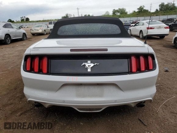2017 Ford Mustang V6 with VIN 1FATP8EMXH5302662, listed as a Copart auction lot 59054385 with 58,720 mi miles and Salvage title. Bid and sale history available at DreamBid. Image 6.
