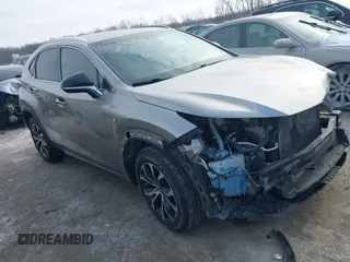 2015 Lexus NX 200t with VIN JTJBARBZ3F2018377, listed as a IAAI auction lot 41364174 with 123,234 mi miles. Bid and sale history available at carsss.com. Image 1.