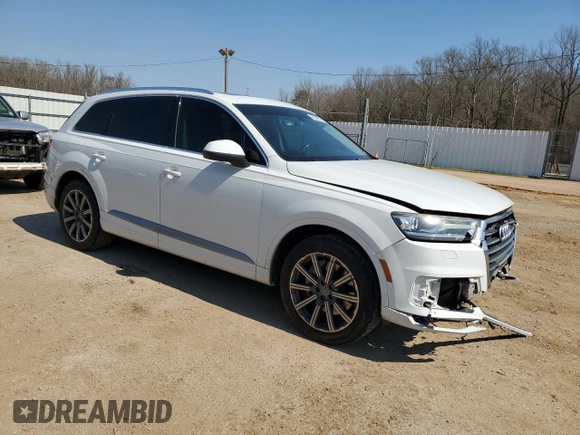 2017 Audi Q7 Premium Plus with VIN WA1LAAF79HD000484, listed as a Copart auction lot 46646565 with 108,265 mi miles and Salvage Title. Bid and sale history available at carsss.com. Image 4.