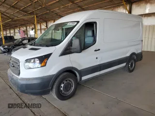2018 Ford Transit z VIN 1FTYE1CM3JKA69666, wystawiony jako Copart lot #58270905 z przebiegiem 64 916 mil mil oraz Szkoda całkowita • Salvage title. Historia ofert i sprzedaży dostępna na DreamBid. Obrazek 1.
