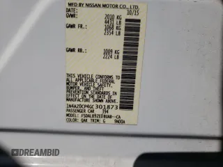 2016 Nissan LEAF S with VIN 1N4AZ0CP4GC301873, listed as a Copart auction lot 63810823 with 47,794 mi miles. Bid and sale history available at carsss.com. Image 13.