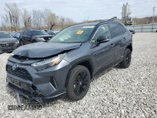 2024 Toyota RAV4 Hybrid XSE with VIN JTME6RFV8RD553156, listed as a Copart auction lot 50163185 with 10,559 mi miles and Salvage Title. Bid and sale history available at carsss.com. Image 1.