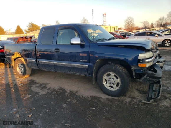 2002 Chevrolet Silverado 1500 LT with VIN 2GCEK19T621126101, listed as a Copart auction lot 88837745 with 233,776 mi miles and Salvage Title. Bid and sale history available at carsss.com. Image 4.