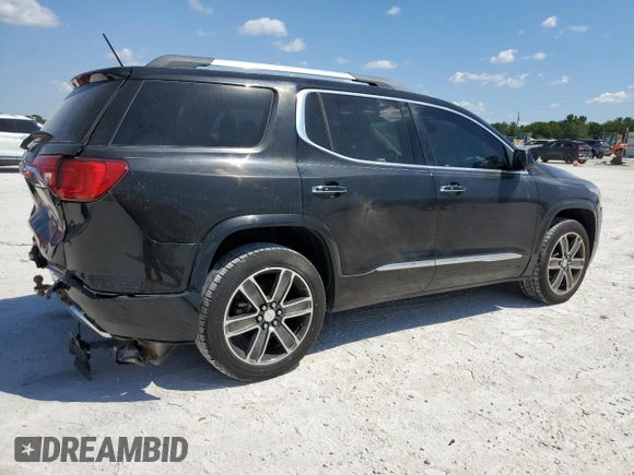 2017 GMC Acadia Denali with VIN 1GKKNPLS7HZ227391, listed as a Copart auction lot 50904195 with 64,107 mi miles and Salvage title. Bid and sale history available at DreamBid. Image 3.