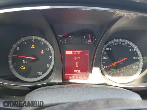 2013 GMC Terrain SLT with VIN 2GKFLUE36D6127722, listed as a Copart auction lot 47936645 with 214,169 mi miles and Salvage Title. Bid and sale history available at carsss.com. Image 9.
