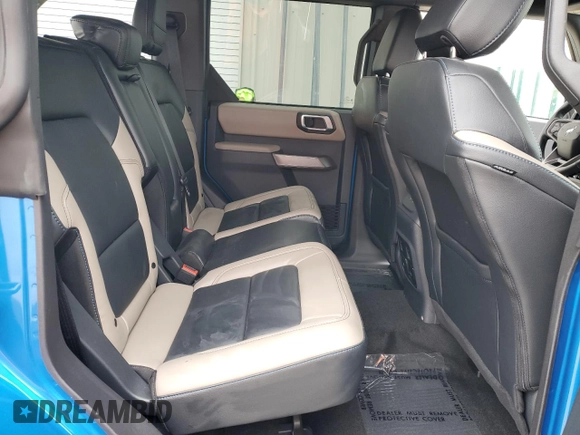 2023 Ford Bronco with VIN 1FMEE5DP5PLC02865, listed as a Copart auction lot 44365875 with 6,978 mi miles and Salvage Title. Bid and sale history available at DreamBid. Image 10.