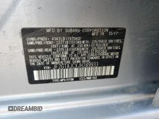 2018 Subaru Crosstrek Limited with VIN JF2GTAJCXJH249933, listed as a Copart auction lot 50502145 with 123,378 mi miles and Salvage title. Bid and sale history available at DreamBid. Image 14.