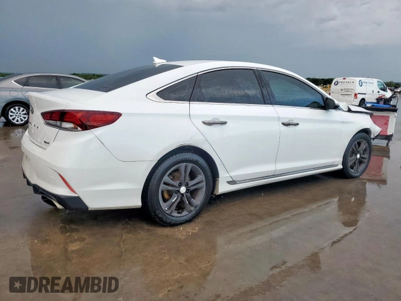 2018 Hyundai Sonata SEL with VIN 5NPE34AF7JH609811, listed as a Copart auction lot 54253855 with 129,435 mi miles and Clean Title. Bid and sale history available at DreamBid. Image 3.