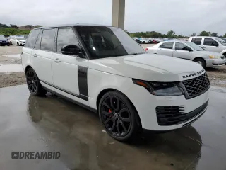 2018 Land Rover Range Rover with VIN SALGR2RV5JA503073, listed as a Copart auction lot 38466314 with 74,366 mi miles and . Bid and sale history available at DreamBid. Image 4.