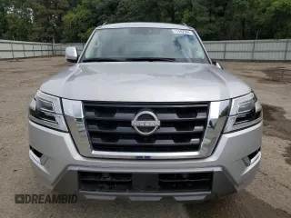 2022 Nissan Armada SV with VIN JN8AY2AD4N9675223, listed as a Copart auction lot 71492594 with 41,875 mi miles and Salvage Title. Bid and sale history available at carsss.com. Image 5.