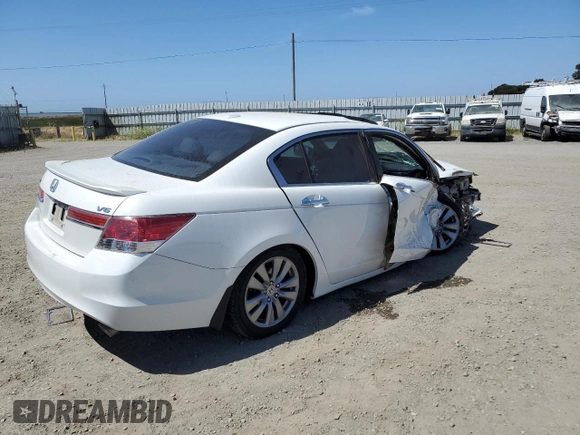 2011 Honda Accord EX-L z VIN 1HGCP3F84BA028356, wystawiony jako Copart lot #57917095 z przebiegiem 162 179 mil mil oraz Szkoda całkowita • Salvage title. Historia ofert i sprzedaży dostępna na DreamBid. Obrazek 3.