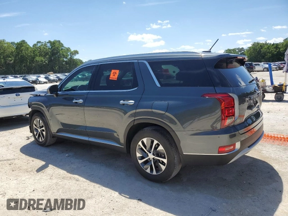 2022 Hyundai Palisade SEL z VIN KM8R24HE2NU472785, wystawiony jako Copart lot #53363865 z przebiegiem 46 150 mil mil oraz Szkoda całkowita • Salvage title. Historia ofert i sprzedaży dostępna na DreamBid. Obrazek 2.