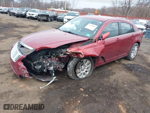 2013 Chrysler 200 LX with VIN 1C3CCBAG9DN736315, listed as a IAAI auction lot 41312803 with 78,344 mi miles. Bid and sale history available at carsss.com. Image 17.