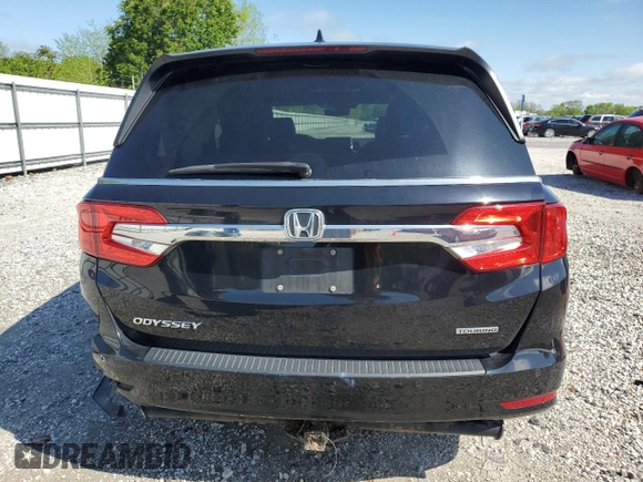 2019 Honda Odyssey Touring with VIN 5FNRL6H84KB014970, listed as a Copart auction lot 53571835 with 116,219 mi miles and Salvage title. Bid and sale history available at DreamBid. Image 6.