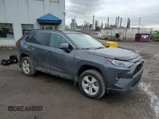 2021 Toyota RAV4 Hybrid XLE with VIN 2T3RWRFV4MW125582, listed as a Copart auction lot 83152144 with 66,762 mi miles and Salvage title. Bid and sale history available at DreamBid. Image 4.