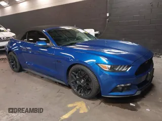 2017 Ford Mustang GT Premium with VIN 1FATP8FF7H5210215, listed as a IAAI auction lot 41911117 with 78,837 mi miles. Bid and sale history available at carsss.com. Image 1.